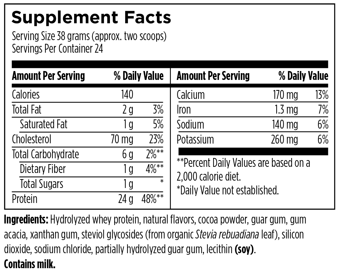 Hydrolyzed ISO-Whey Protein CHOCOLATE
