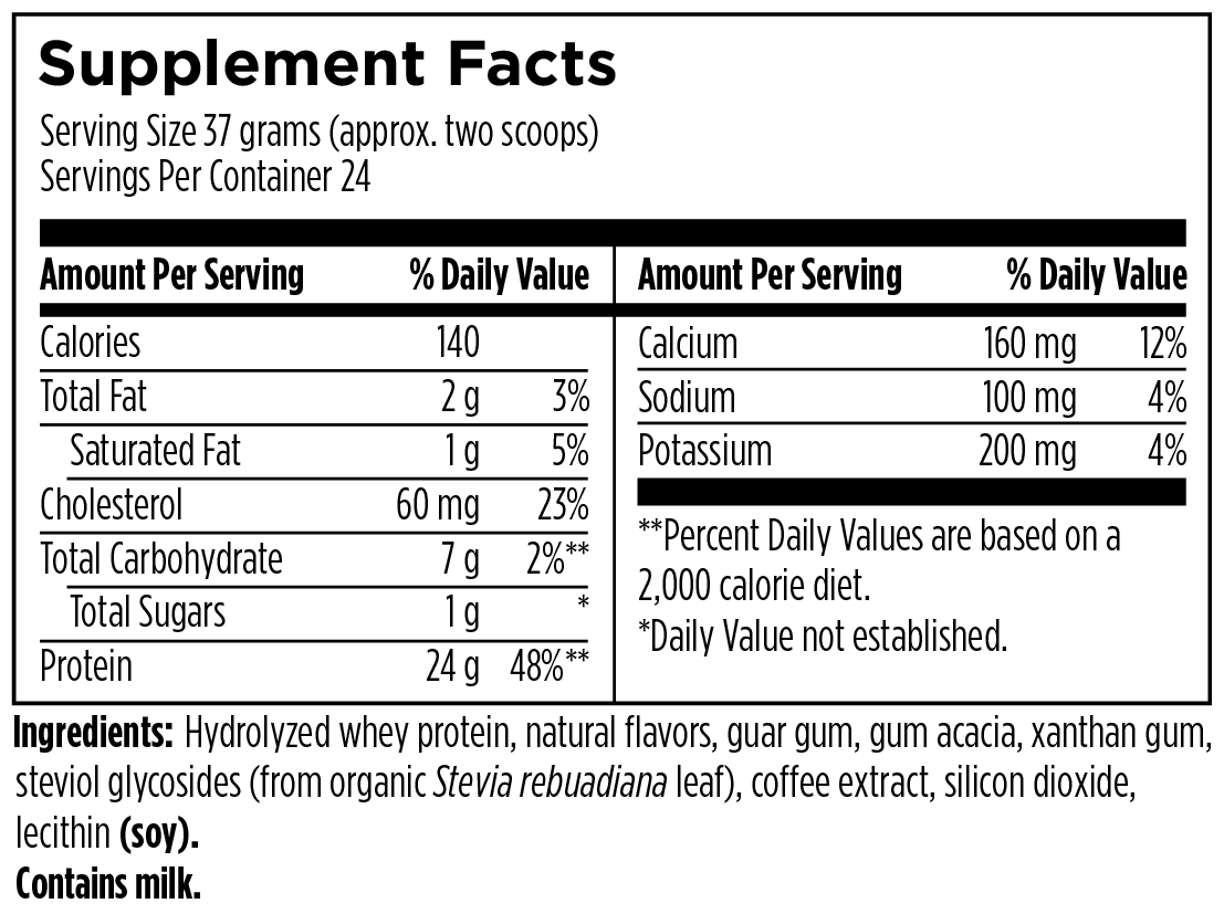Hydrolyzed ISO-Whey Protein CARAMEL MACCHIATO