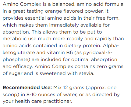 Amino Complex Natural Orange