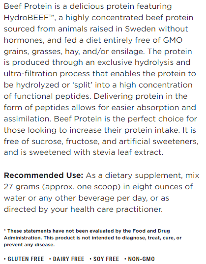 Beef Protein - Vanilla