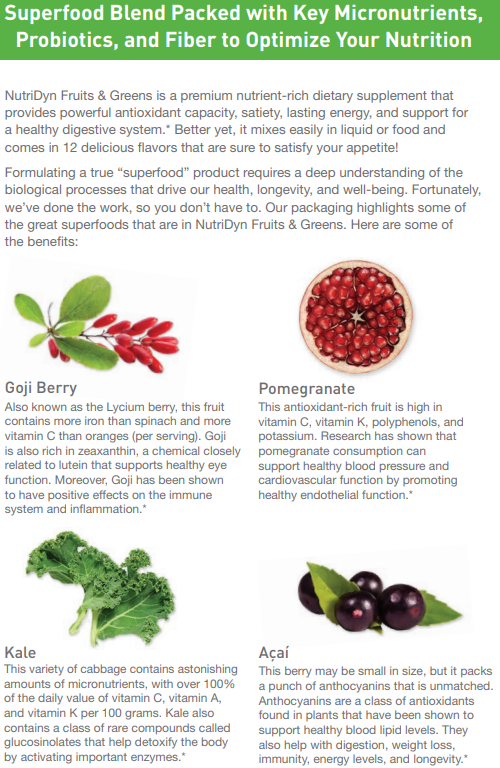 NutriDyn Fruits & Greens Grape